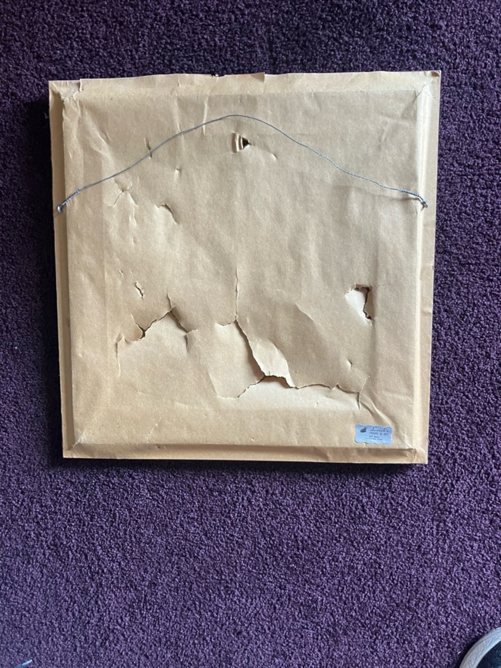 Girl playing piano stitched piece. Framed art. - Picture 10 of 13